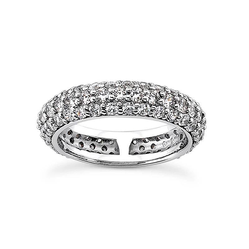 18K White Gold Diamond Eternity Band 1.70ct 1 18K White Gold Diamond Eternity Band 1.70ct