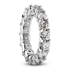Thin 18K White Gold Diamond Eternity Band 2.10ct 12 Thin 18K White Gold Diamond Eternity Band 2.10ct -Urban Jewels Shop 18k gold diamond eternity band 210ct p 30322 back white 20220426