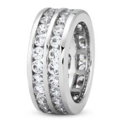 18K White Gold Diamond Eternity Band 3.08ct -Urban Jewels Shop 18k gold diamond eternity band 308ct p 30575 back white 20220420 20220426