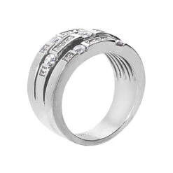 18K White Gold Diamond Right Hand Ring 0.64ct 11.1mm -Urban Jewels Shop 18k gold diamond right hand ring 064ct p 31467 back white 20220426