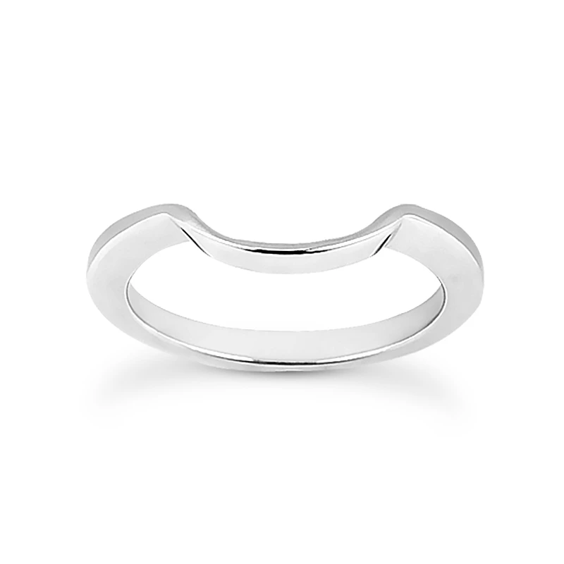 Ultra Thin 18K White Gold Engagement Ring Band 1.5mm 1 Ultra Thin 18K White Gold Engagement Ring Band 1.5mm