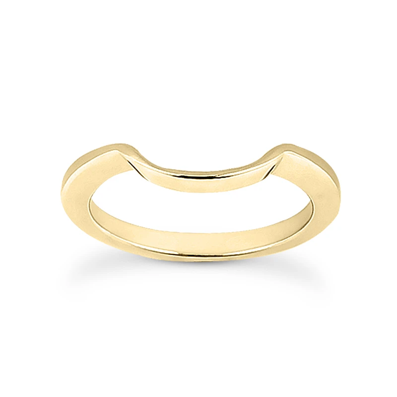 Ultra Thin 18K White Gold Engagement Ring Band 1.5mm 2 Ultra Thin 18K White Gold Engagement Ring Band 1.5mm - Image 2