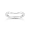 Ultra Thin 18K White Gold Engagement Ring Band
