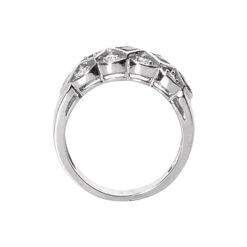 18K White Gold Ladies Diamond Ring 0.51ct -Urban Jewels Shop 18k gold ladies diamond ring 051ct p 32624 back white 20220426