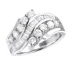 18K White Gold Ladies G/VS Diamond Right Hand Ring 2.25ct