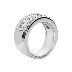 18K White Gold Ladies Diamond Ring 2.07ct -Urban Jewels Shop 18k gold ladies diamond ring 207ct p 32942 back white 20220426