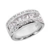 18K White Gold Ladies Diamond Ring 2.07ct