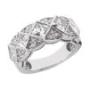18K White Gold Ladies Diamond Ring 2.32ct