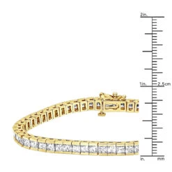 18K White Gold Princess Cut Diamond Women's Tennis Bracelet 12.62ct 23 18K White Gold Princess Cut Diamond Women's Tennis Bracelet 12.62ct -Urban Jewels Shop 18k gold princess cut diamond tennis bracelet 1262ct p 257 rulerye