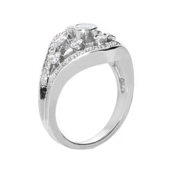 18K White Gold Right Hand Diamond Ladies Ring 0.86ct -Urban Jewels Shop 18k gold right hand diamond ladies ring 086ct p 31429 back white 20220426