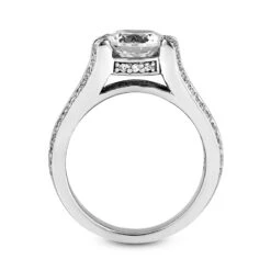 18K White Gold Round Diamond Engagement Ring 1.22ct -Urban Jewels Shop 18k gold round diamond engagement ring 122ct p 34648 additional white