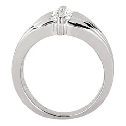 18K White Gold Round Diamond Ladies Ring 0.50ct 8.3mm -Urban Jewels Shop 18k gold round diamond ladies ring 050ct p 32226 additional white