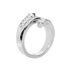 18K White Gold Round Diamond Right Hand Ladies Ring 0.90ct -Urban Jewels Shop 18k gold round diamond right hand ladies ring 090ct p 31469 back white 20220426