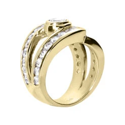 18K White Gold Women's Diamond Ring 2.81ct 7 18K White Gold Women's Diamond Ring 2.81ct -Urban Jewels Shop 18k gold womens diamond ring 281ct p 32798 back yellow 20220426