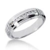 18K White Gold Women's Diamond Wedding Ring 0.23ct