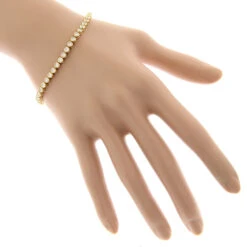 2.20 Carat Diamond Tennis Bracelet 14K Yellow Gold Bezel Set 10 2.20 Carat Diamond Tennis Bracelet 14K Yellow Gold Bezel Set -Urban Jewels Shop 220 carat diamond tennis bracelet 14k bezel set p 22425 bodye