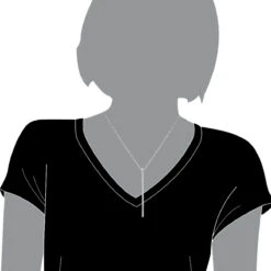 3 Inch Long Diamond Journey Necklace Ladies 14K White Gold String Pendant 0.75Ct 10 3 Inch Long Diamond Journey Necklace Ladies 14K White Gold String Pendant 0.75Ct -Urban Jewels Shop 3 inch long diamond journey necklace ladies 14k gold string pendant 075ct 001275 bodwh