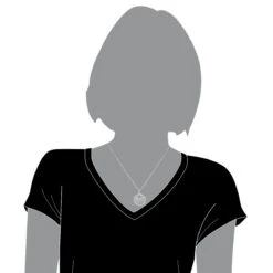 3D Diamond Circle Pendant 1.32ct 14K White Gold -Urban Jewels Shop 3d diamond circle pendant 132ct 14k gold bodwh