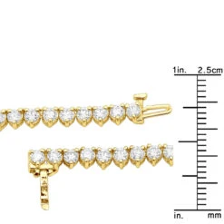 3 Prong Diamond Eternity Chain For Men And Women 14K Yellow Gold Tennis Necklace 17 3 Prong Diamond Eternity Chain For Men And Women 14K Yellow Gold Tennis Necklace -Urban Jewels Shop 3mm iced out eternity diamond chain for men women 14k gold tennis necklace 804063 rulerye