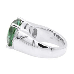 6 Carat Green Emerald Diamond Ring 14K Yellow Gold 0.15ct 11 6 Carat Green Emerald Diamond Ring 14K Yellow Gold 0.15ct -Urban Jewels Shop 6 carat green emerald diamond ring 14k gold 015ct p 29465 backwh