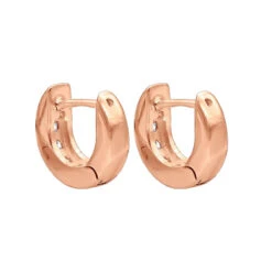 9mm Huggies 14K Yellow Gold Small Diamond Hoop Earrings For Children 0.15ct -Urban Jewels Shop 9mm huggies real 14k gold small diamond hoop earrings for children 015ct 018004 backro 20211228