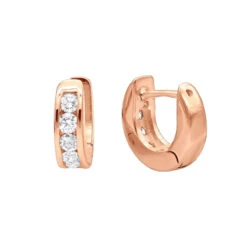 9mm Huggies 14K Yellow Gold Small Diamond Hoop Earrings For Children 0.15ct -Urban Jewels Shop 9mm huggies real 14k gold small diamond hoop earrings for children 015ct 018004 ro 20211228