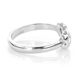 Adjustable 14K White Gold Diamond Toe Ring Flower 0.07ct 7 Adjustable 14K White Gold Diamond Toe Ring Flower 0.07ct -Urban Jewels Shop adjustable 14k gold diamond toe ring flower 007ct p 5973 backwh