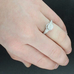 Affordable Diamond Engagement Ring 0.38ct 14K White Gold -Urban Jewels Shop affordable diamond engagement ring 038ct 14k p 44704bod