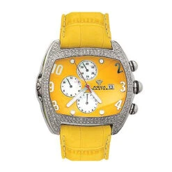 Aqua Master Men's Diamond Watch Aqua Beetle Yellow 2ct