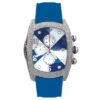 Aqua Master Unisex Diamond Watch 2.50ct Blue Harlequin Face