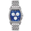 Aqua Master Unisex Real Diamond Watch 2.50ct Blue Dial