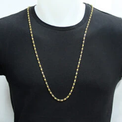 Black And Yellow Diamond Chain Necklace 20.87ct 10K Yellow Gold -Urban Jewels Shop black and yellow diamond chain necklace 2087ct 10k gold p 48327bod