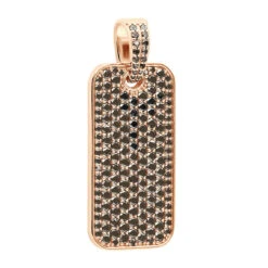 2 Inch Men's Black Diamond Dog Tag Pendant 14K White Gold 7.5ct 10 2 Inch Men's Black Diamond Dog Tag Pendant 14K White Gold 7.5ct -Urban Jewels Shop black diamond dog tag pendant 14k 750ct p 44068 rose