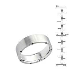 Black Diamond Eternity Band For Men In Platinum 0.21ct 7mm Wide -Urban Jewels Shop black diamond eternity band for men in platinum 021ct 7mm wide rulerwh