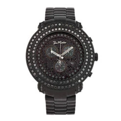 Hip Hop Oversized Black Diamond Watch For Men Joe Rodeo Junior 8ct