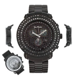 Hip Hop Oversized Black Diamond Watch For Men Joe Rodeo Junior 8ct -Urban Jewels Shop black diamond watch by joe rodeo junior 800ct p 42975 main2