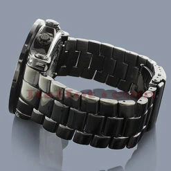 Hip Hop Oversized Black Diamond Watch For Men Joe Rodeo Junior 8ct -Urban Jewels Shop black diamond watch by joe rodeo junior 800ct p 42975back