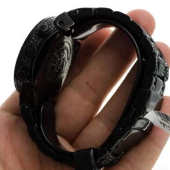 Black Diamond For Men: Joe Rodeo Master Watch 25 Carat -Urban Jewels Shop black diamond watches joe rodeo master watch 2500ct p 35782 bod4