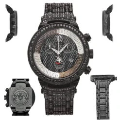 Black Diamond For Men: Joe Rodeo Master Watch 25 Carat -Urban Jewels Shop black diamond watches joe rodeo master watch 2500ct p 35782 main2