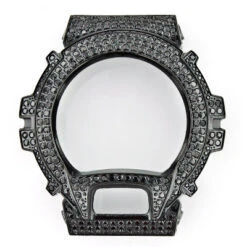 Casio Black G-Shock Bezel Iced Out With Crystals