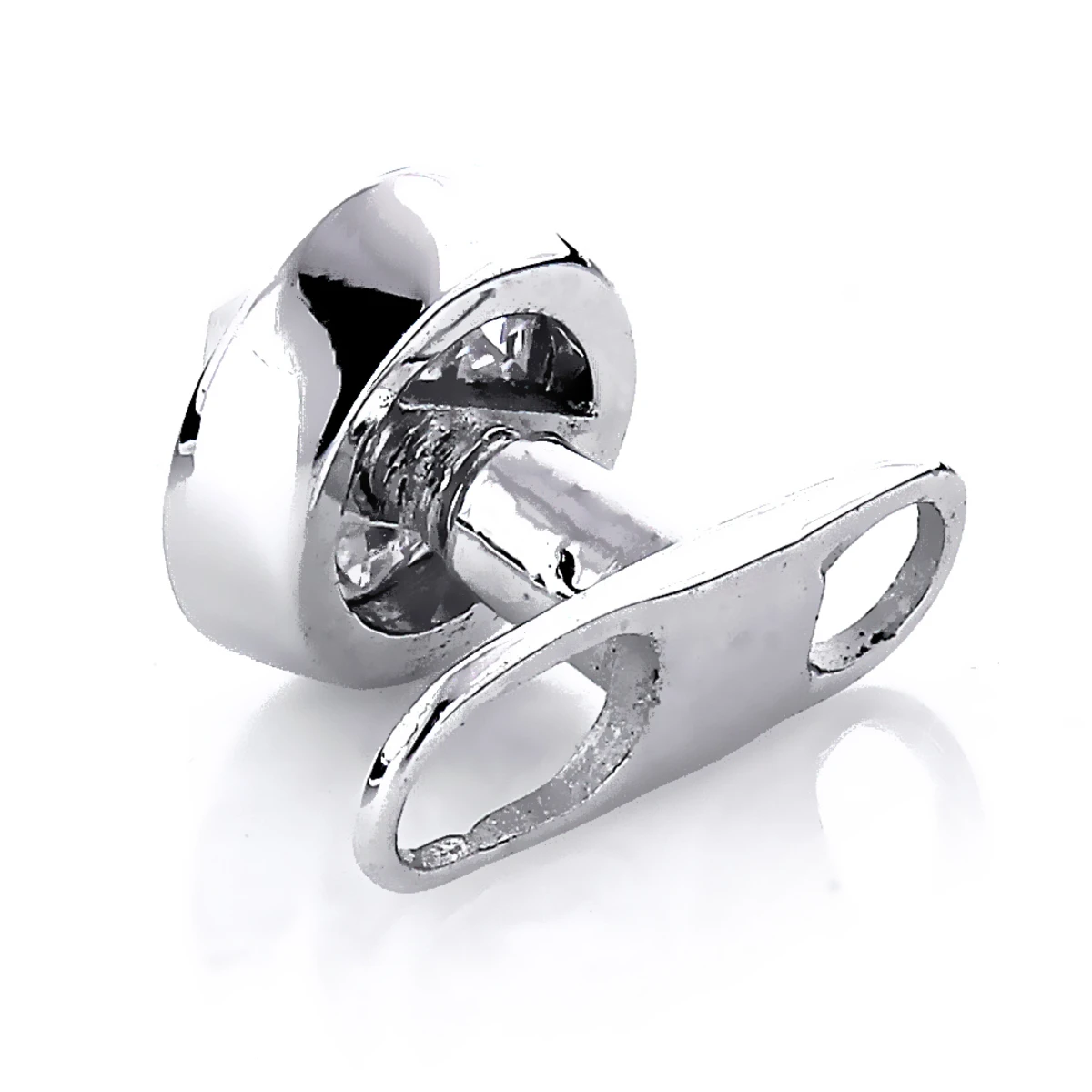 14K White Gold Diamond Microdermal Jewelry Implant For Body Piercing 0.25ct 3 14K White Gold Diamond Microdermal Jewelry Implant For Body Piercing 0.25ct - Image 3