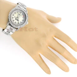 Ladies Diamond Breitling Colt Custom Watch 7ct 5 Ladies Diamond Breitling Colt Custom Watch 7ct -Urban Jewels Shop breitling colt oceane ladies custom diamond watch 7ct 3