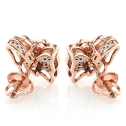 Butterfly Earrings Diamond Studs 0.45ct Solid 14K Yellow Gold 8 Butterfly Earrings Diamond Studs 0.45ct Solid 14K Yellow Gold -Urban Jewels Shop butterfly earrings diamond studs 045ct solid gold p 5999 backro