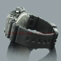 Casio Black Blue G-Shock Watch With Crystals -Urban Jewels Shop casio black blue g shock watch with crystals p 46589back