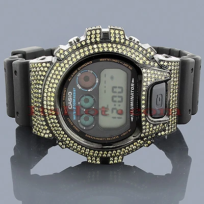 Casio G-Shock Yellow Diamond Simulation DW6900 Watch 1 Casio G-Shock Yellow Diamond Simulation DW6900 Watch