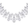 18K White Gold Ladies Diamond Necklace 22.6ct