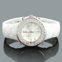 Ceramic Aqua Master Diamond Watch 1.25c Unisex