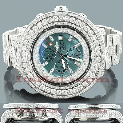 Diamond Breitling Super Avenger Men's Watch 36.55ct 1 Diamond Breitling Super Avenger Men's Watch 36.55ct