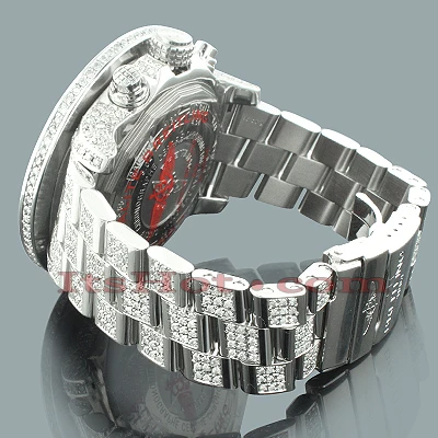 Diamond Breitling Super Avenger Men's Watch 36.55ct 3 Diamond Breitling Super Avenger Men's Watch 36.55ct - Image 3