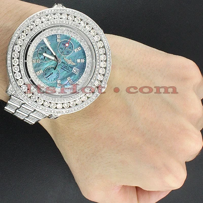 Diamond Breitling Super Avenger Men's Watch 36.55ct 2 Diamond Breitling Super Avenger Men's Watch 36.55ct - Image 2